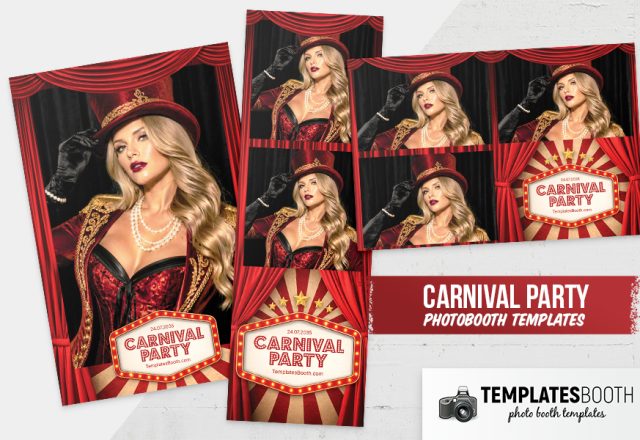 Carnival Party Photo Booth Template