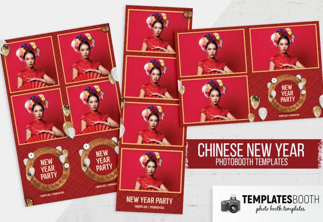 Chinese New Year Photo Booth Template